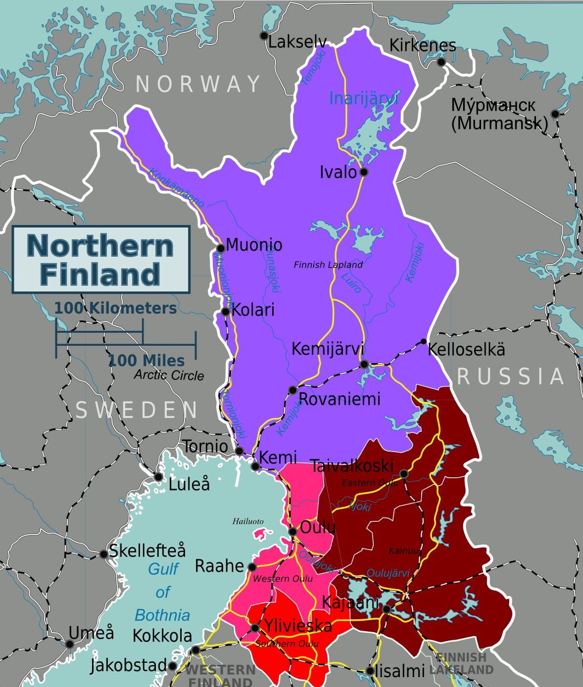 Harta e veriut të Finlandës