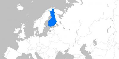 Finlanda në hartën e evropës