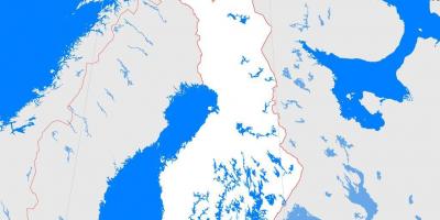 Harta e Finlandës përshkruajë