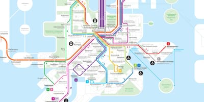 Harta e Finlandës metro