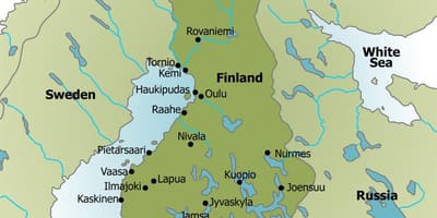 Harta e kampe Finlandë