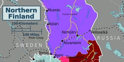 Harta e veriut të Finlandës